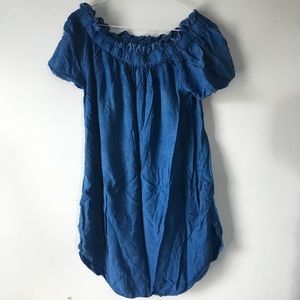 Denim colored dress